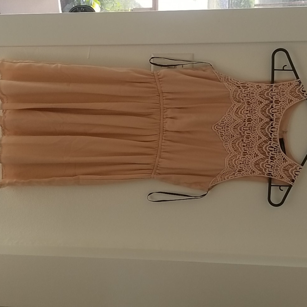 Light pink cocktail dress